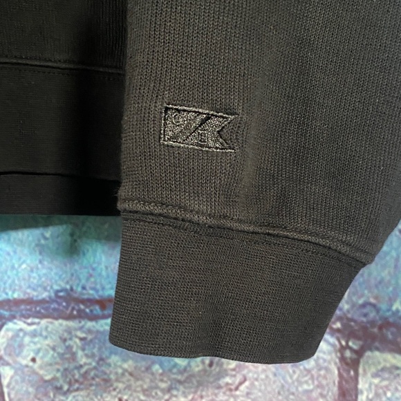 Cutter & Buck Joe Morgan Invitational V-Neck Pullover XL Black Pima Cotton Golf - Picture 5 of 11